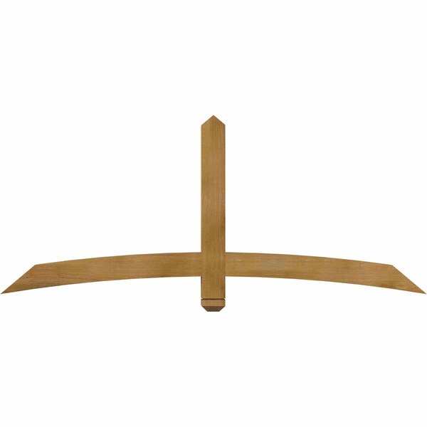 Ekena Millwork Bellingham Rough Sawn Timber Gable Bracket, Western Red Cedar, 72"W x 30"H x 4"D x 4"F, 10/12 Pitch GBW072X30X0404BEL00RWR - main